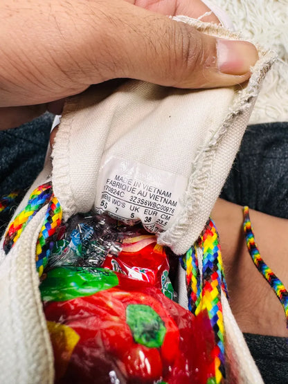 Converse Run Star Hike Hi Pride Rainbow High Top Sneaker White/Multi