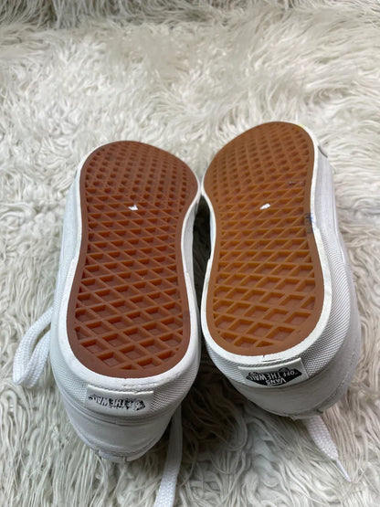 Vans | Leather White  | At Wood