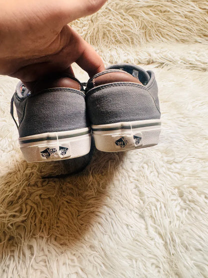 Vans | Grey & White | At Wood
