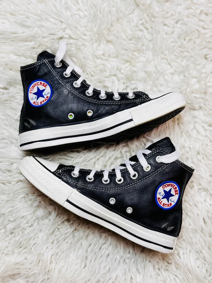 Chuck Taylor | Leather Black & White | High top| Converse