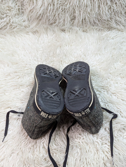 Chuck Taylor | Textured Tweed | Black & Grey | High top| Converse
