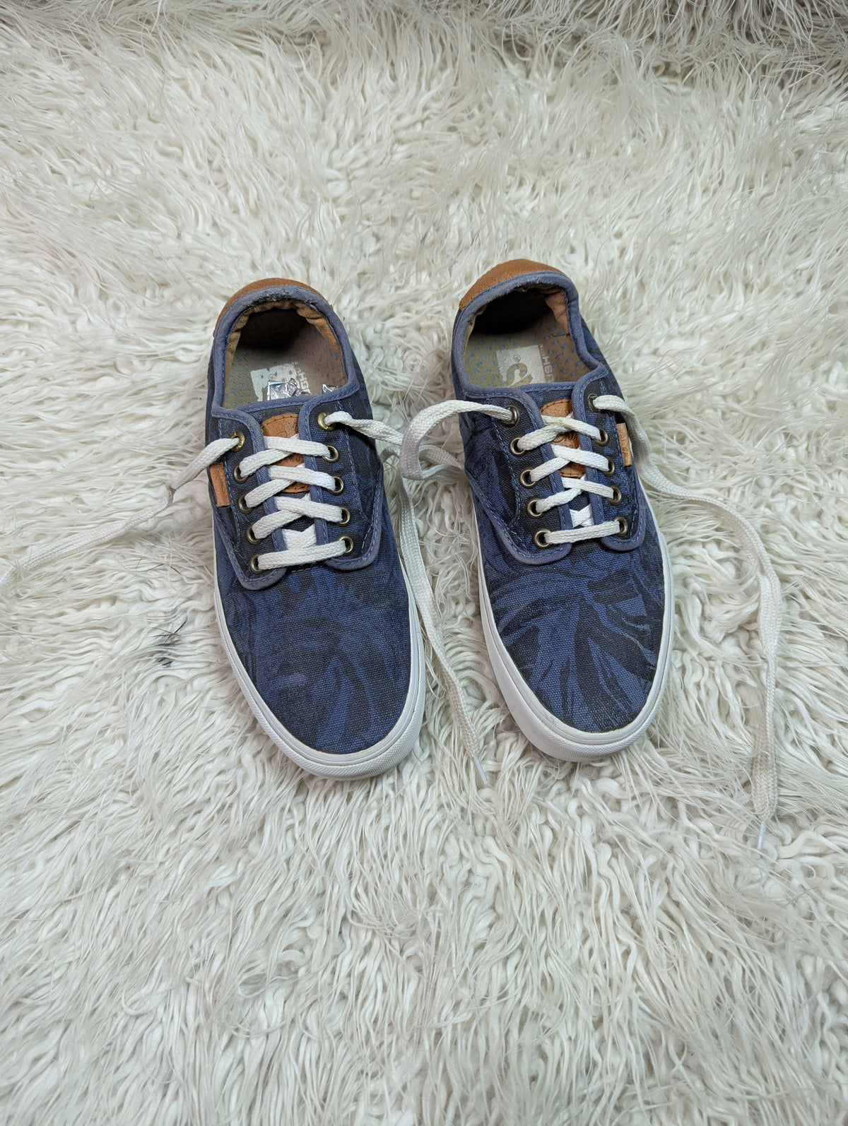 Aloha Canvas Skate Lows | Blue & White