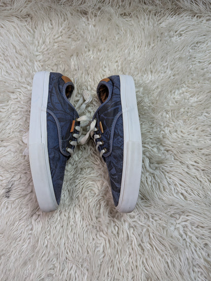 Aloha Canvas Skate Lows | Blue & White