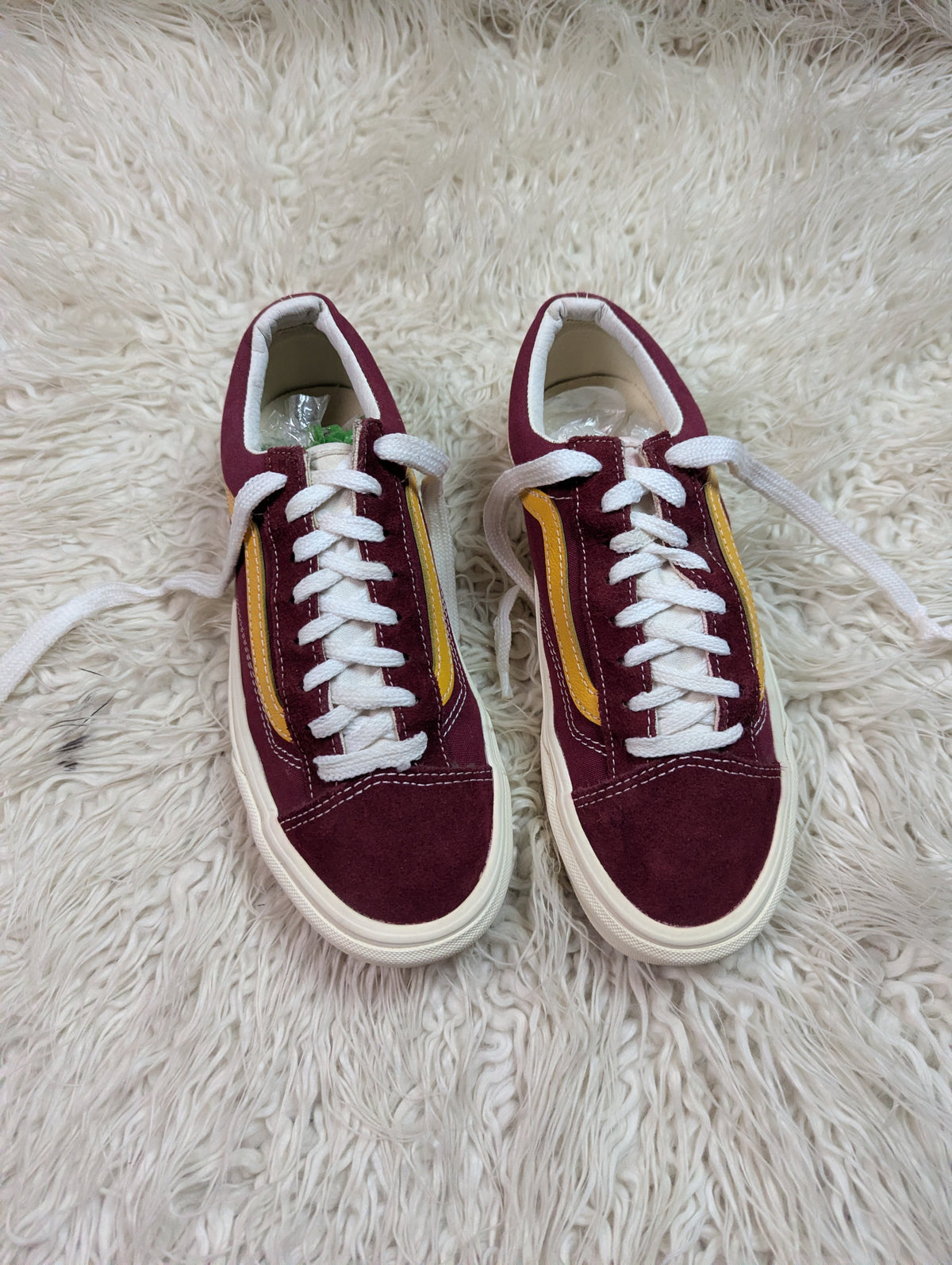 Vans | Marhoon,Yellow & White | Lo Top | Old Skool