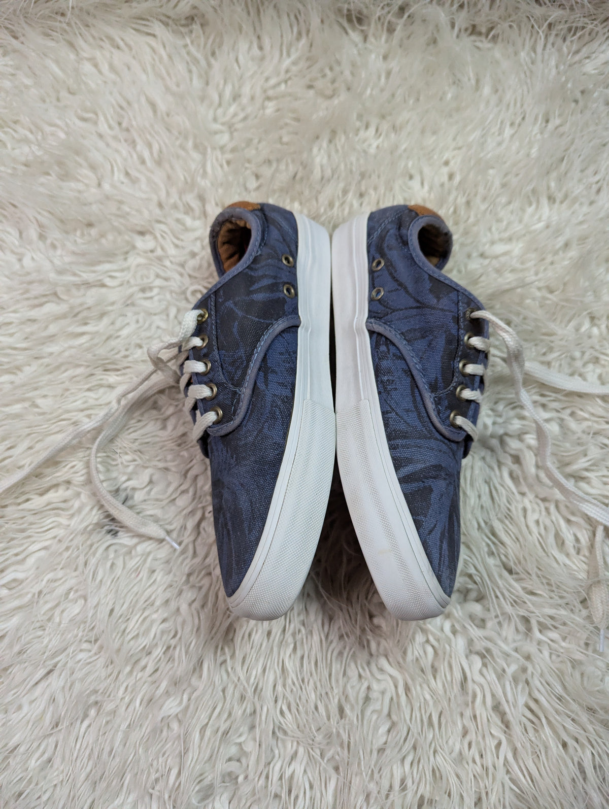 Aloha Canvas Skate Lows | Blue & White