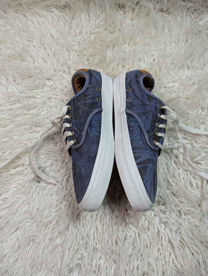Aloha Canvas Skate Lows | Blue & White