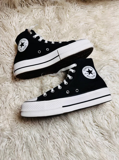 Chuck Taylor | Black & White | High Heels | Converse