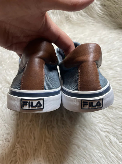 Fila Smoke Grey slip-on Casual sneakers for mens