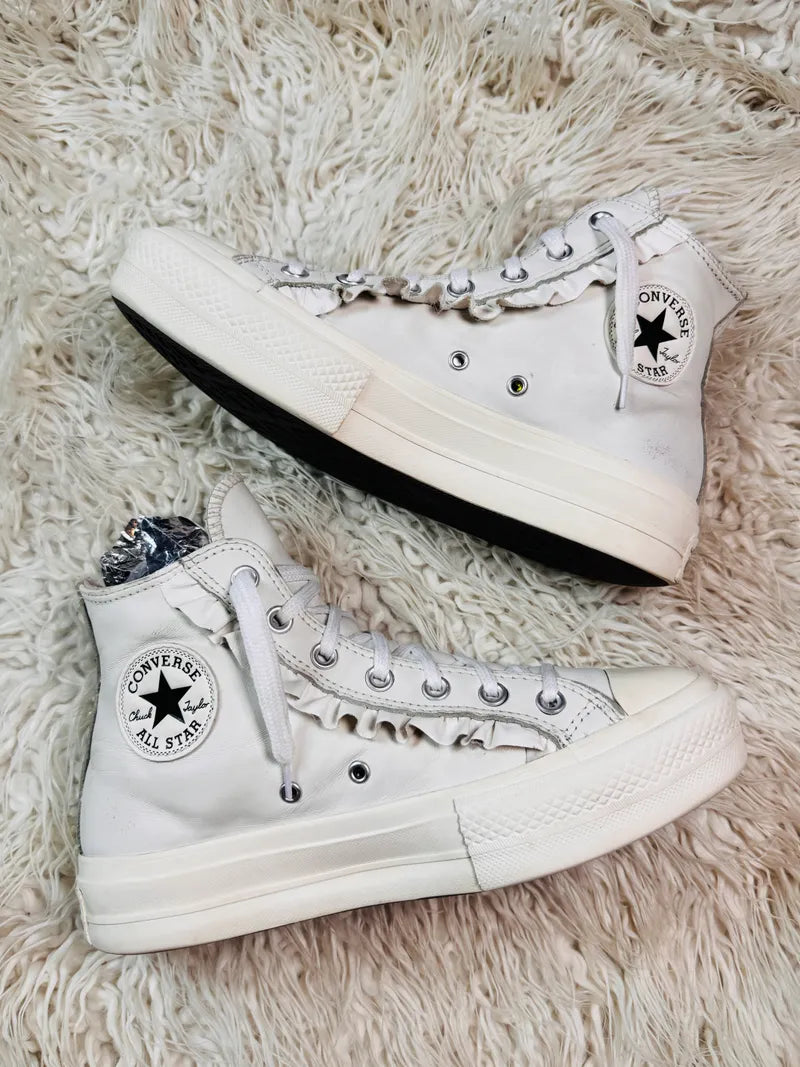 Chuck Taylor | White | Special Edition | High Heels Leather | Converse