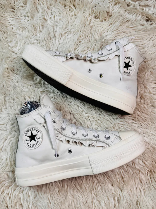 Chuck Taylor | White | Special Edition | High Heels Leather | Converse