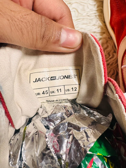 Jack & Jones Hi Top Red Sneakers