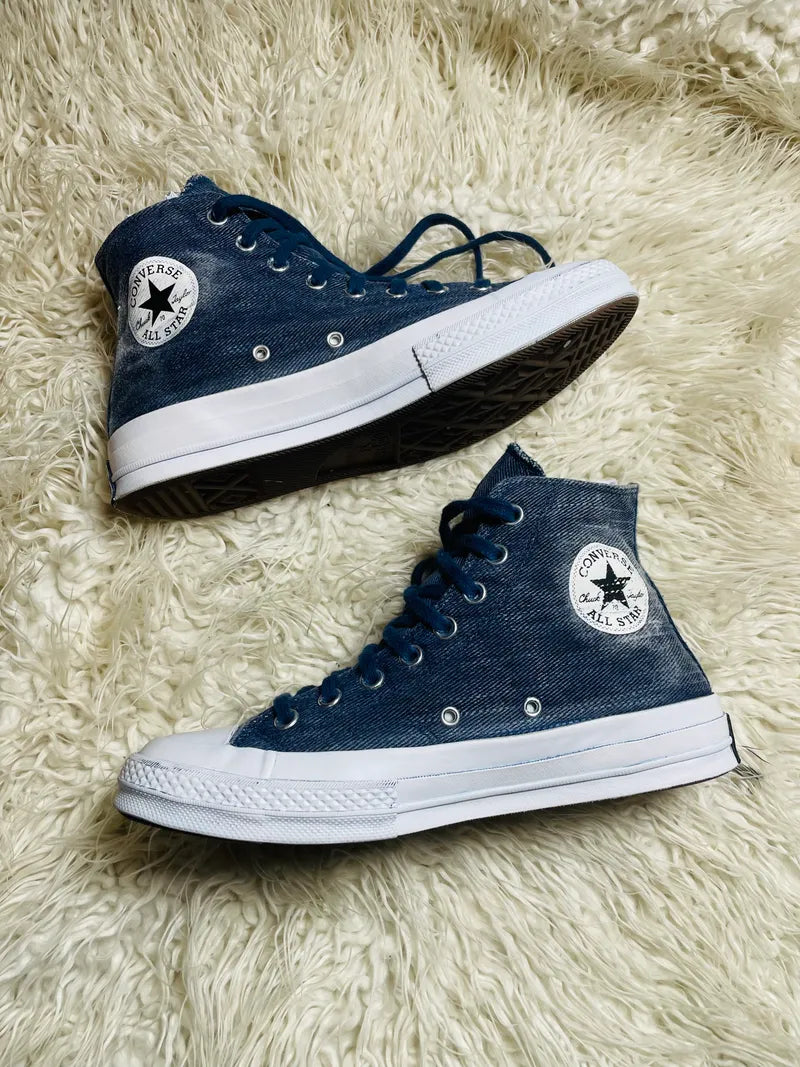 Chuck Taylor | Denim Blue & White | High top| Converse