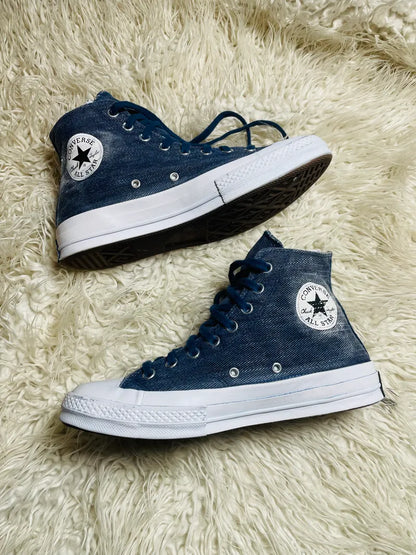 Chuck Taylor | Denim Blue & White | High top| Converse