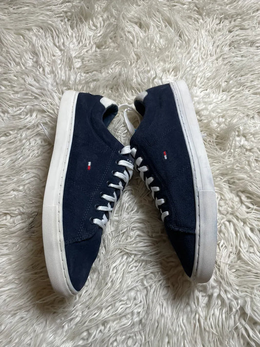Tommy Hilfiger Dark Blue & White Lo top Sneakers