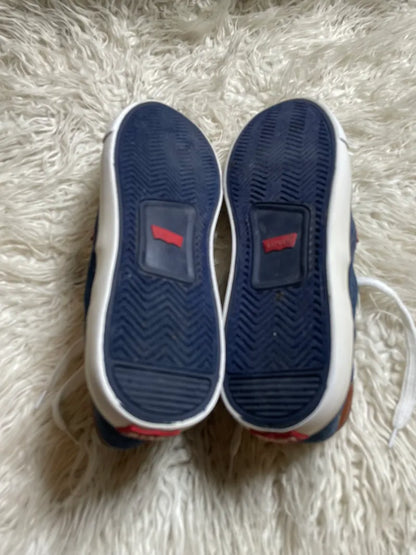 Levi's blue denim low-top sneakers