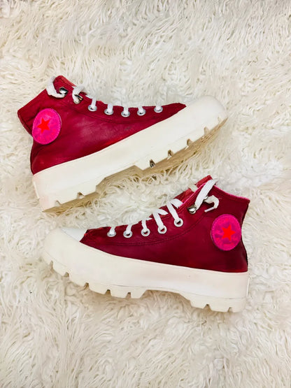 Converse CTAS Hi Red Gore-Tex Lugged Waterproof Leather 565007C