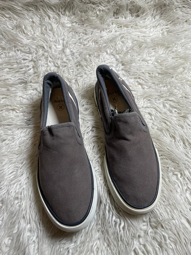 Hurley Arlo | gray canvas slip-on sneakers