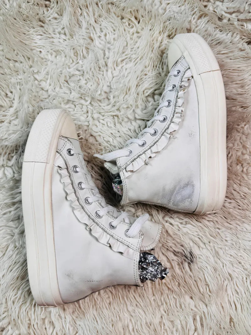 Chuck Taylor | White | Special Edition | High Heels Leather | Converse