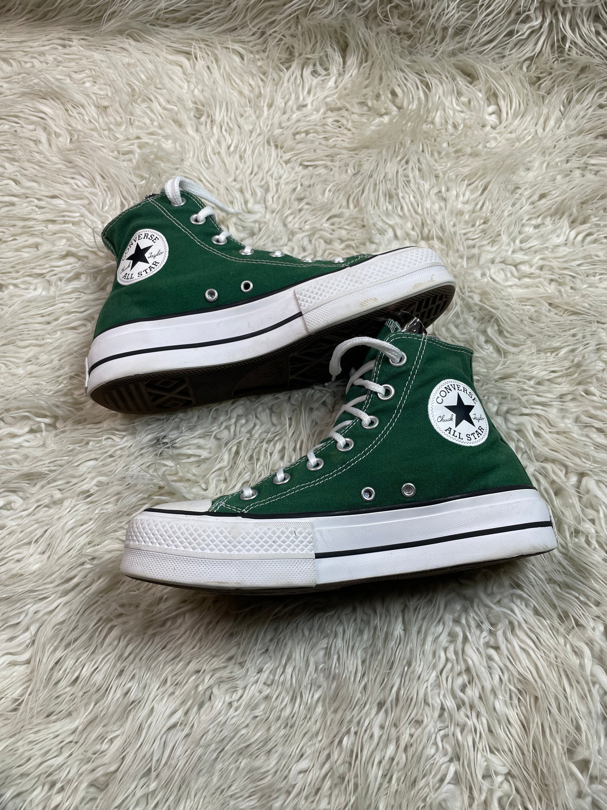 Chuck Taylor | Green & White | High top | Hi Sole