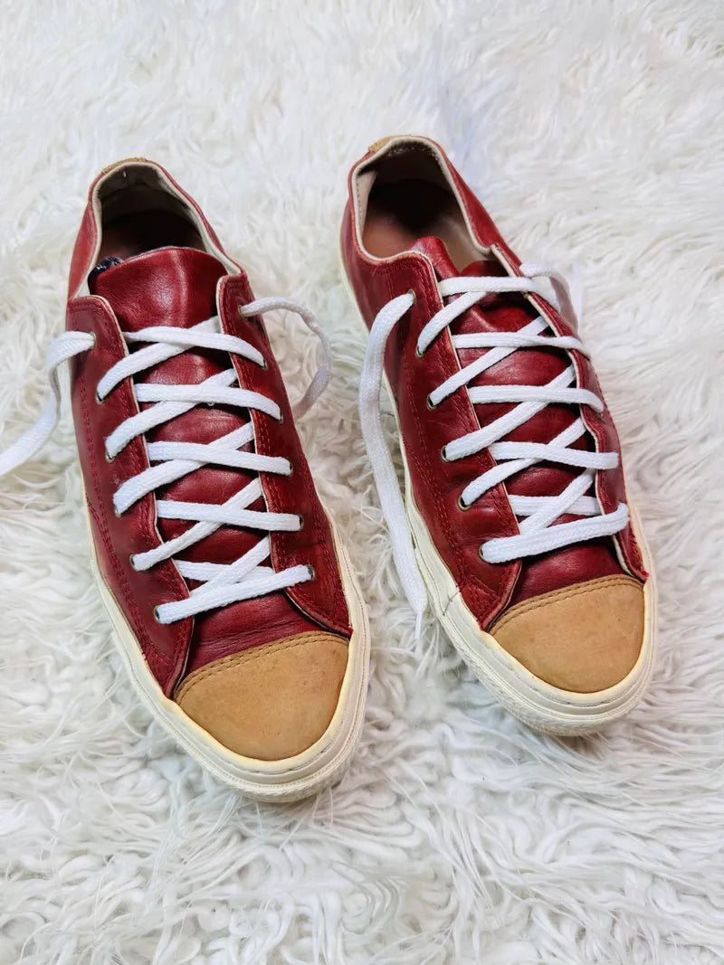 Chuck Taylor |Leather Ox  Blood Red  | Lo top| Converse