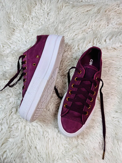 Chuck Taylor | Maroon White | High Heels | Converse
