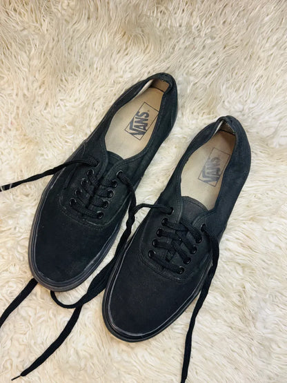 Vans Authentic Canvas Low Top Solid All Black