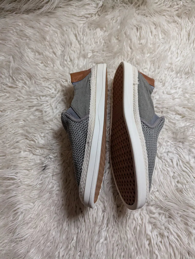 gray slip-on casual shoes by Bruno Marc