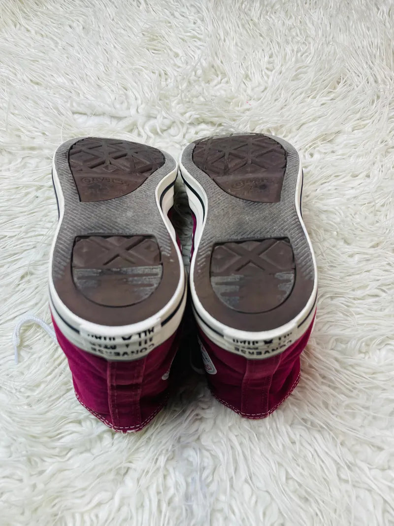 Chuck Taylor | Mahroon & White | High top| Converse