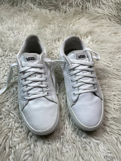 Vans | Leather White  | At Wood