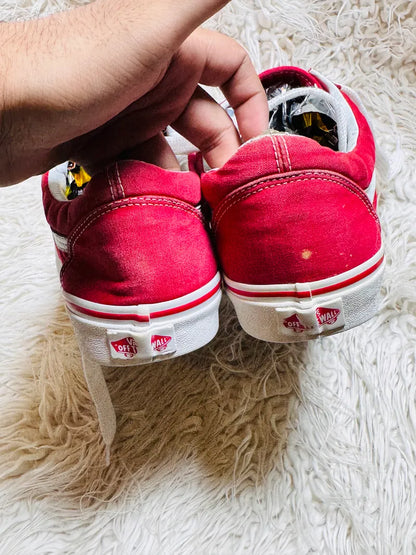 Vans | Red & White | Lo Top | Old Skool