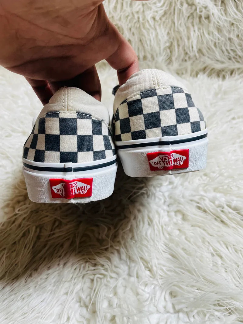 Vans Check Board 🤍🩶 Slip Ons