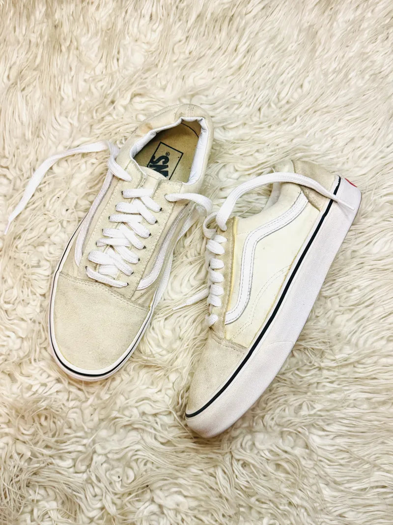 VANS Men's Old Skool VN0A4U3BFRL Classic White/True White 🤍
