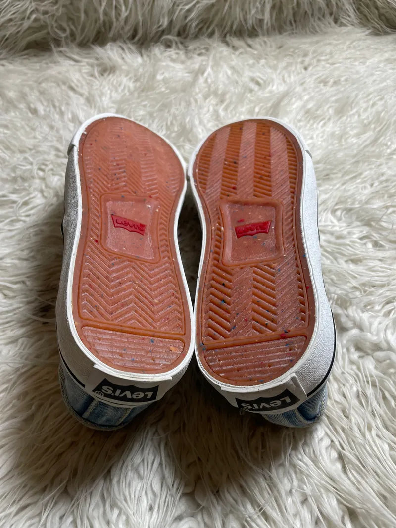 Levi's blue denim slip-on casual shoes