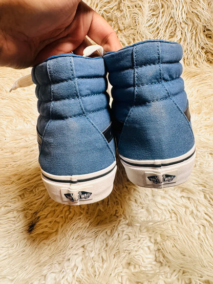 Vans | Blue  & White | Hi Top | Old Skool