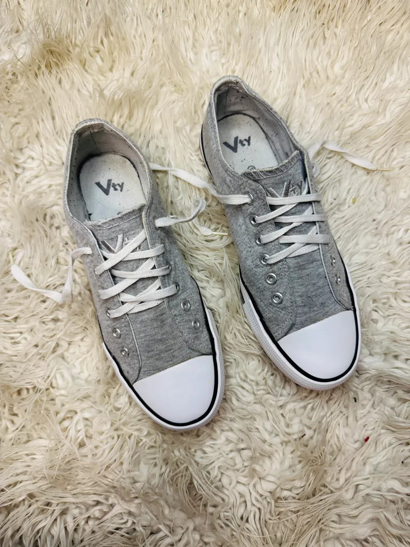 Ash grey vty sneakers 🩶