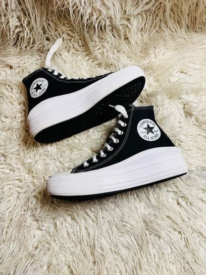 Chuck Taylor | Black & White | High top| Converse | Platforms