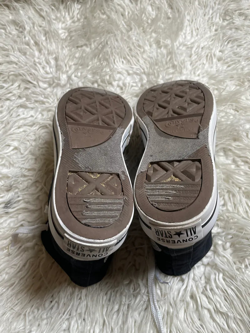 Chuck Taylor | Black & White | High top| Converse | Platforms
