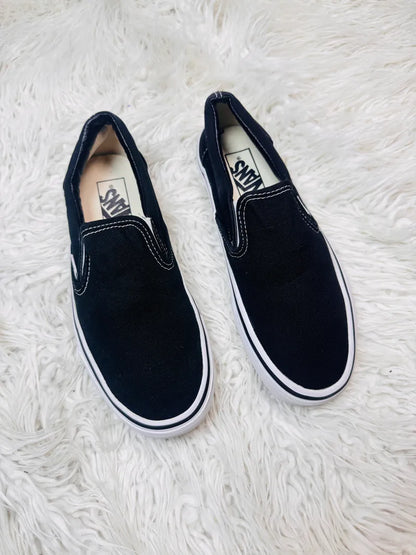 Vans Slip ons Black & White