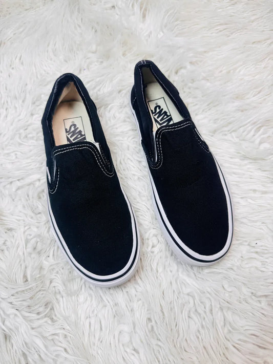 Vans Slip ons Black & White