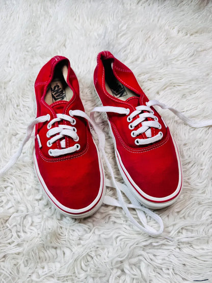 Vans Authentic | Red & White | Lo Top
