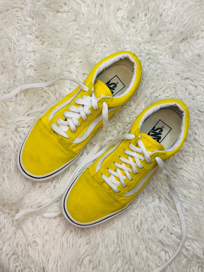 Vans Old Skool Yellow White Skate Shoes