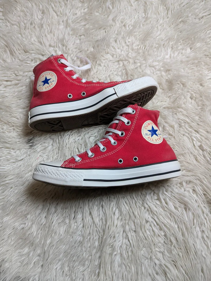 Chuck Taylor | Red & White | High top| Converse