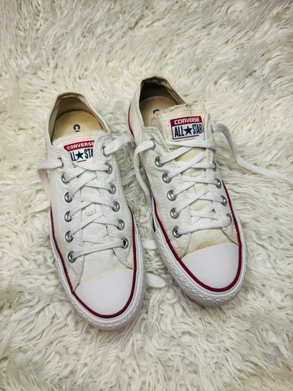 White Lo Top  All star red Strip ♥️🤍💙