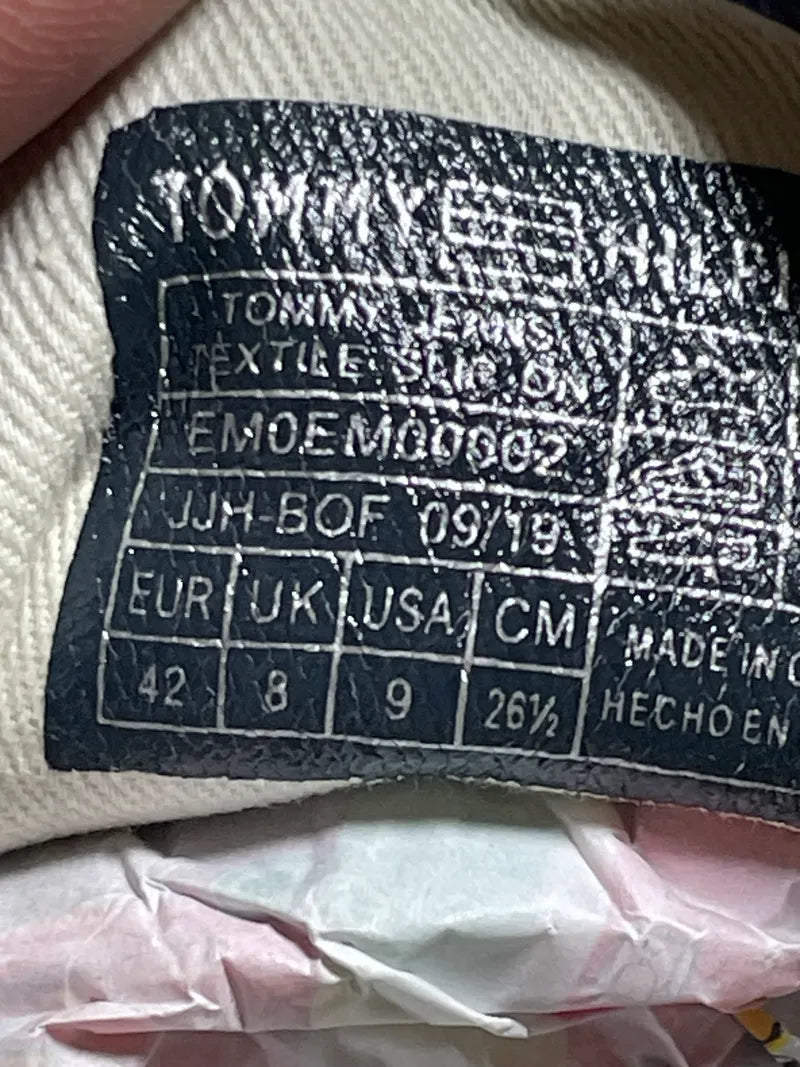Dark Blue & White Slip-ons Tommy jeans