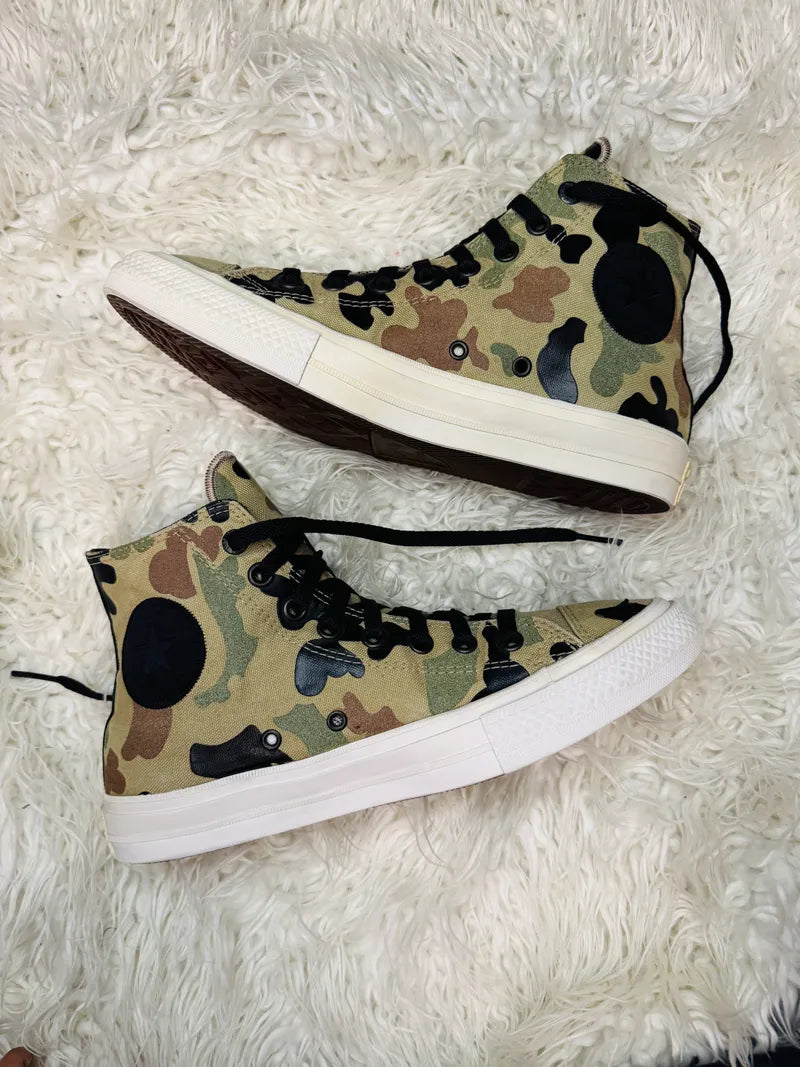 Converse Chuck Taylor All Star II 2 High Top Camo Sandy (Factory Left Over)💫