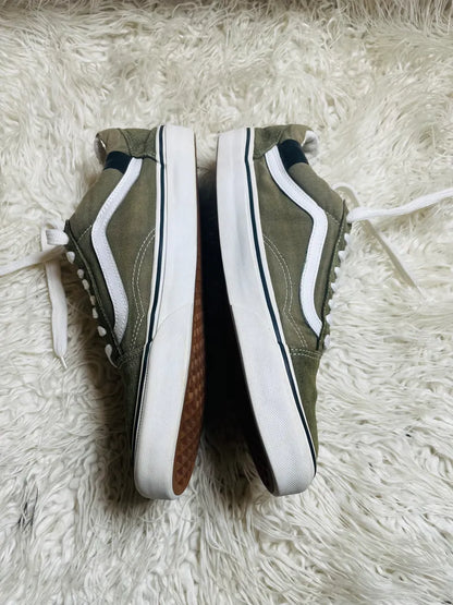 Vans | Olive Green & White | Lo Top | Old Skool