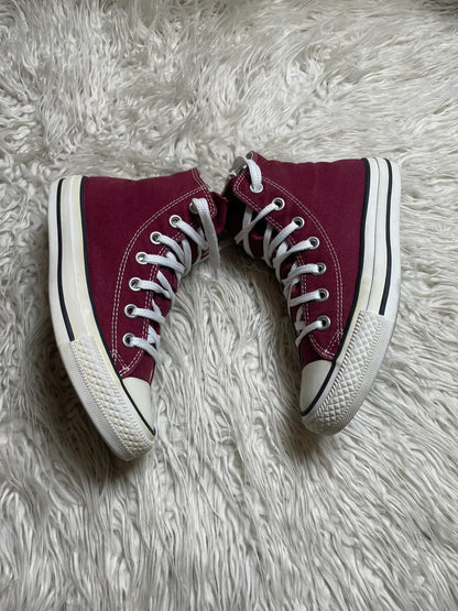 Chuck Taylor | Maroon & White | High top| Converse