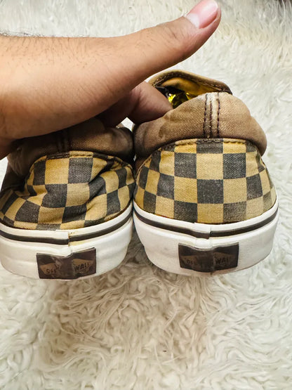 Vans | Slippers | Checkers | Brown