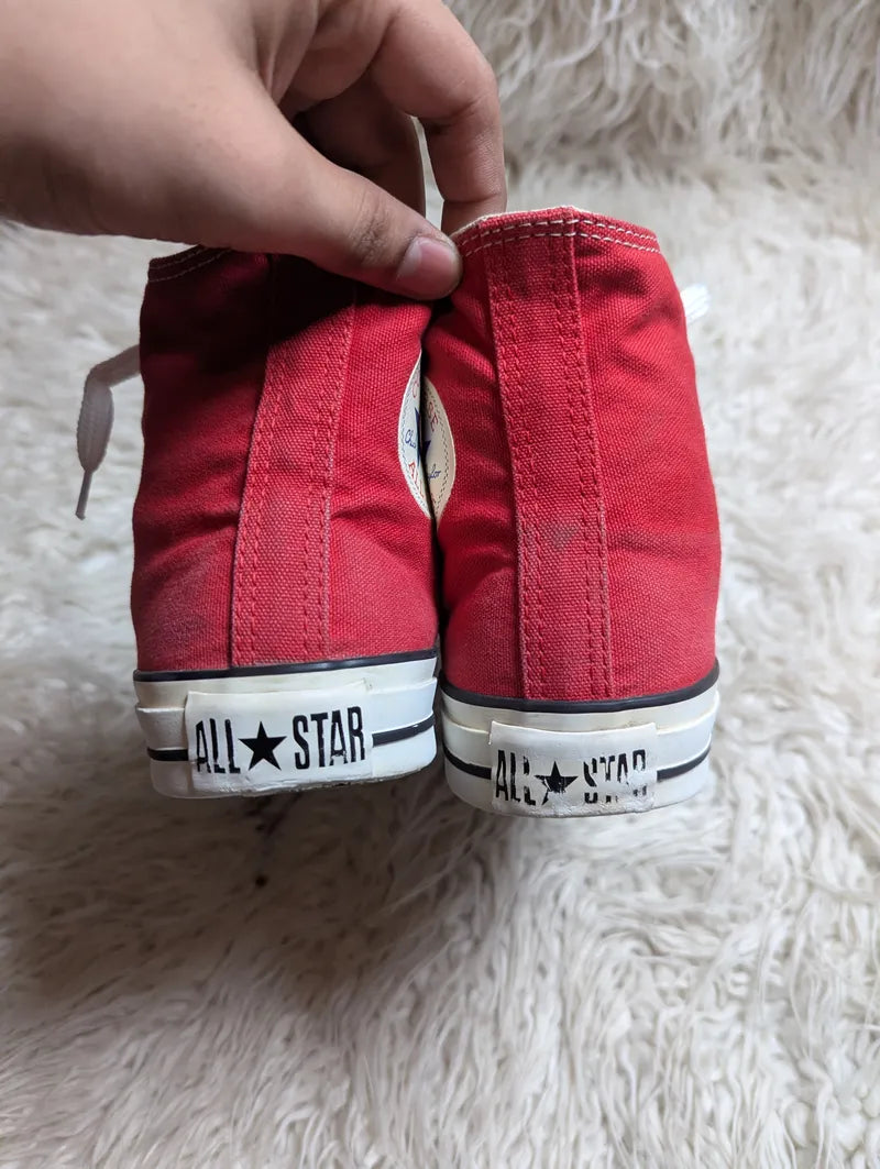 Chuck Taylor | Red & White | High top| Converse