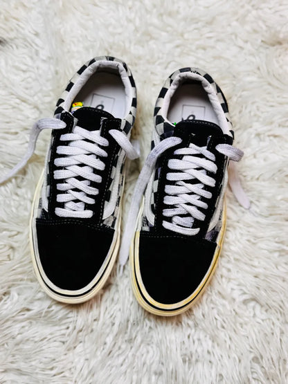 Vans | Black & White Checkers  | Lo Top | Old Skool